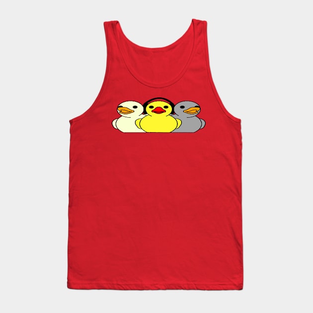 Trio of Ducks (no text) Tank Top by joetheboss05